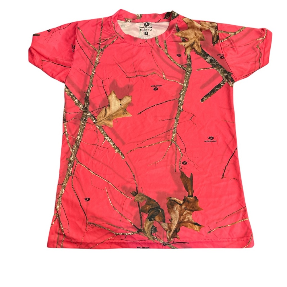 Mossy Oak Pink Camouflage Kids T-Shirt